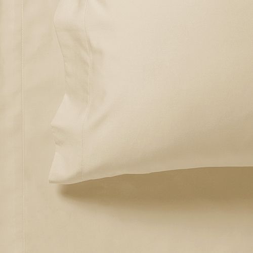 King Single 1000TC Ultra Soft Flat & Fitted Sheet Set - Cream
