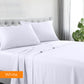 Double 1200TC Hotel Quality Cotton Rich Sheet Set - White