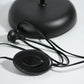 158cm Dual Light Metal Floor Lamp - Black