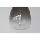 Teardrop-Shaped Pendant Light - Black