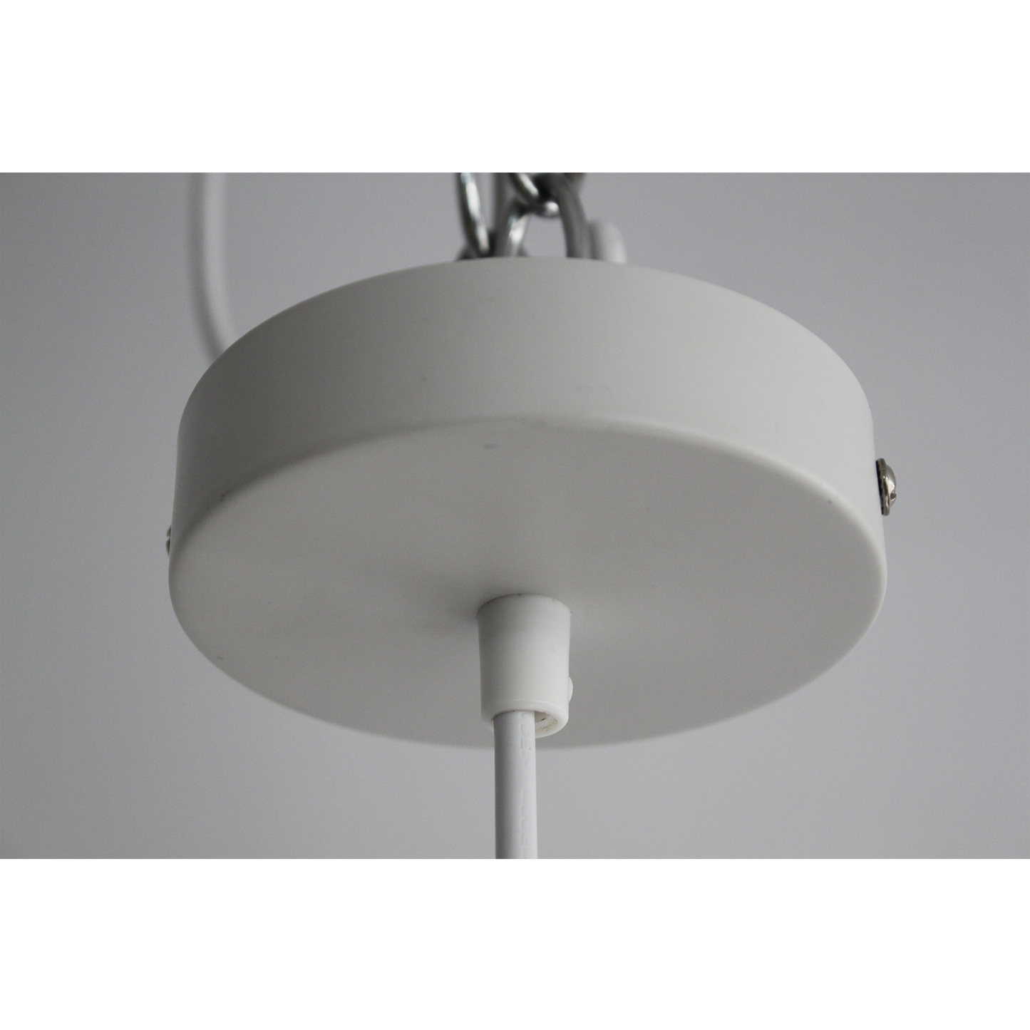 Teardrop-Shaped Pendant Light - Black