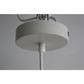 Teardrop-Shaped Pendant Light - White