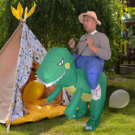 DINO Fancy Dress Inflatable Suit - Fan Operated Costume