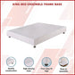 Andrea Ensemble Bed Base - White King