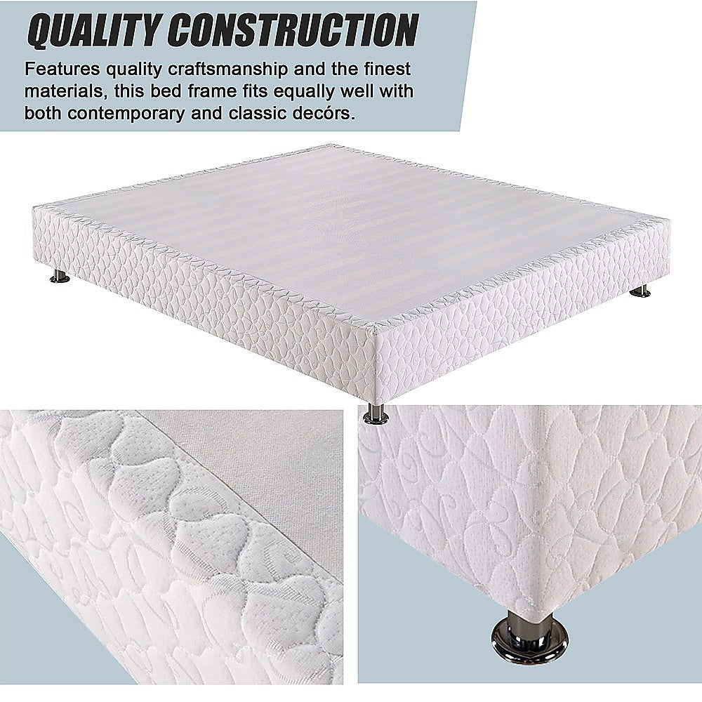 Andrea Ensemble Bed Base - White King