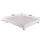 Andrea Ensemble Bed Base - White King