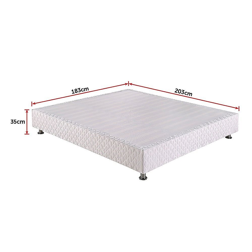 Andrea Ensemble Bed Base - White King