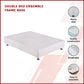 Andrea Ensemble Bed Base - White Double