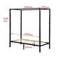 Lilian Four Poster Bed Frame - Black Single