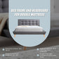 Paisley Deluxe Linen Bed Frame Fabric - Grey Double
