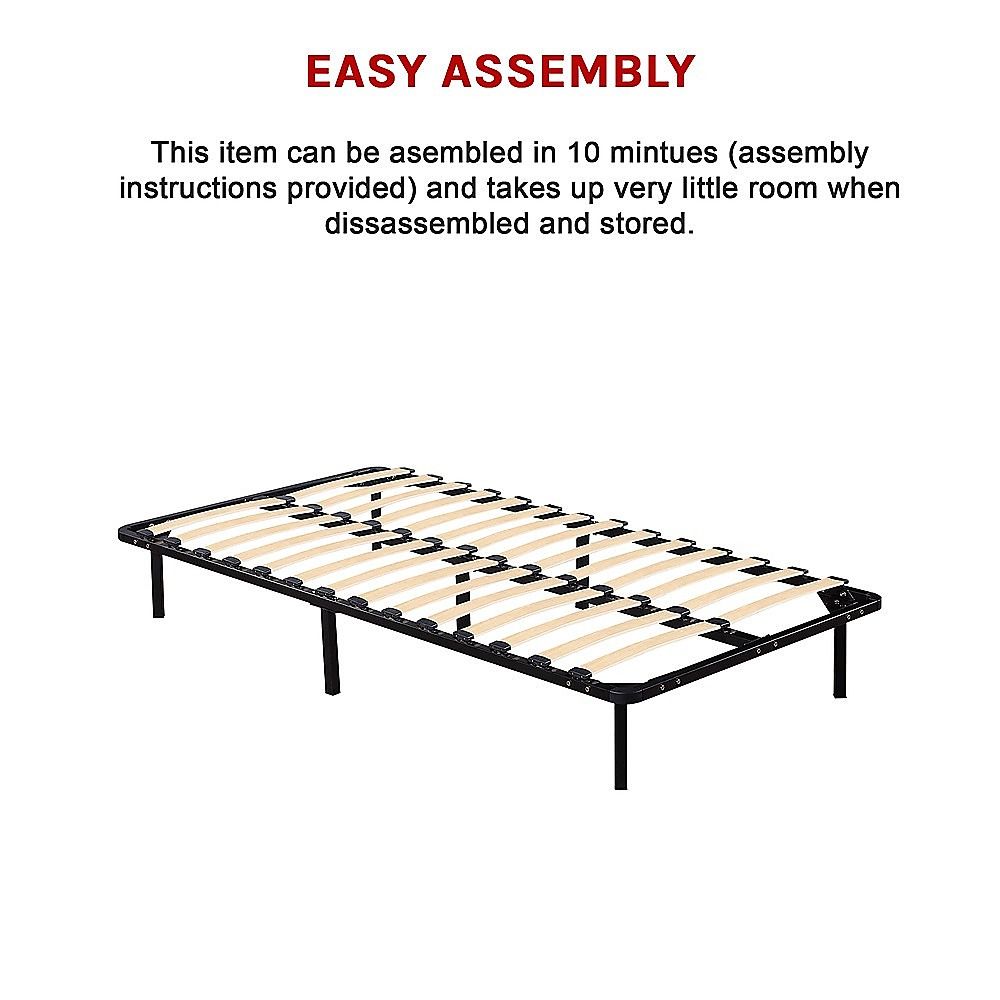 Eliana Metal Bed Frame - Black King Single