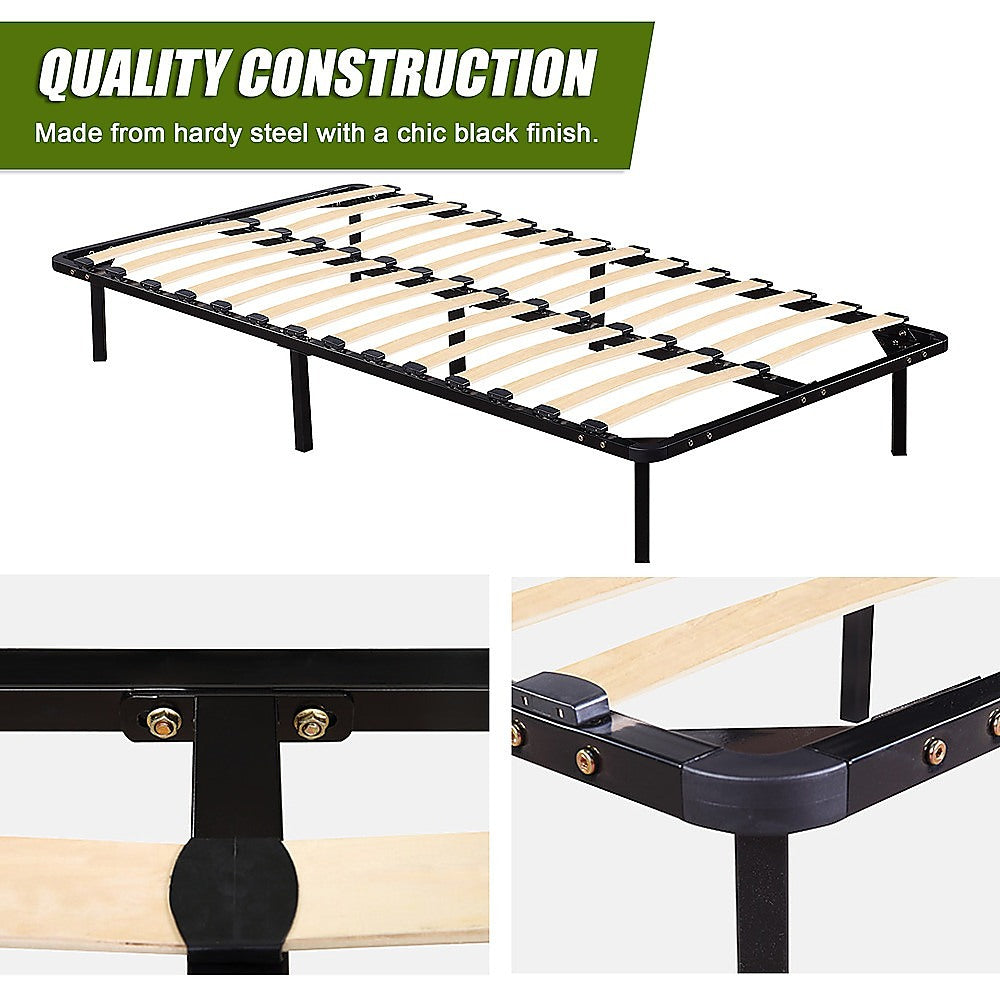 Eliana Metal Bed Frame - Black King Single