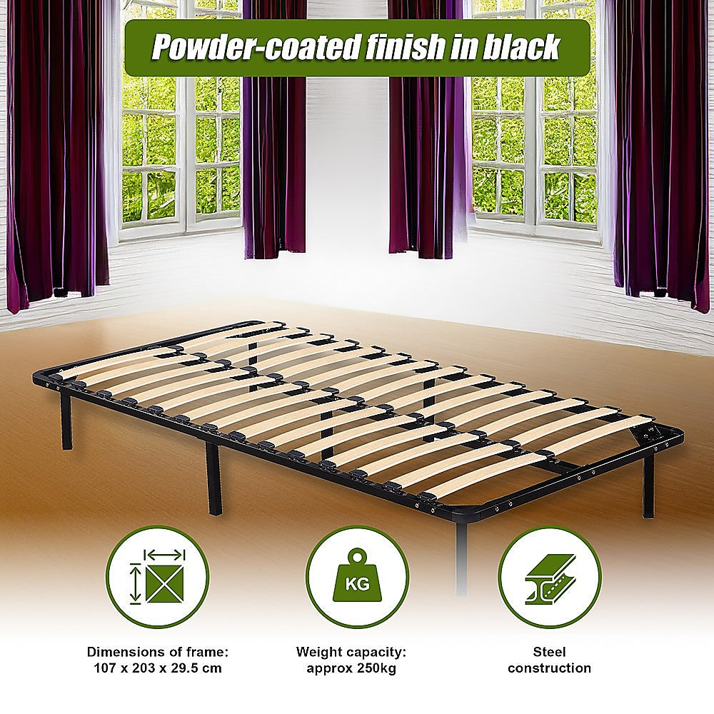 Eliana Metal Bed Frame - Black King Single