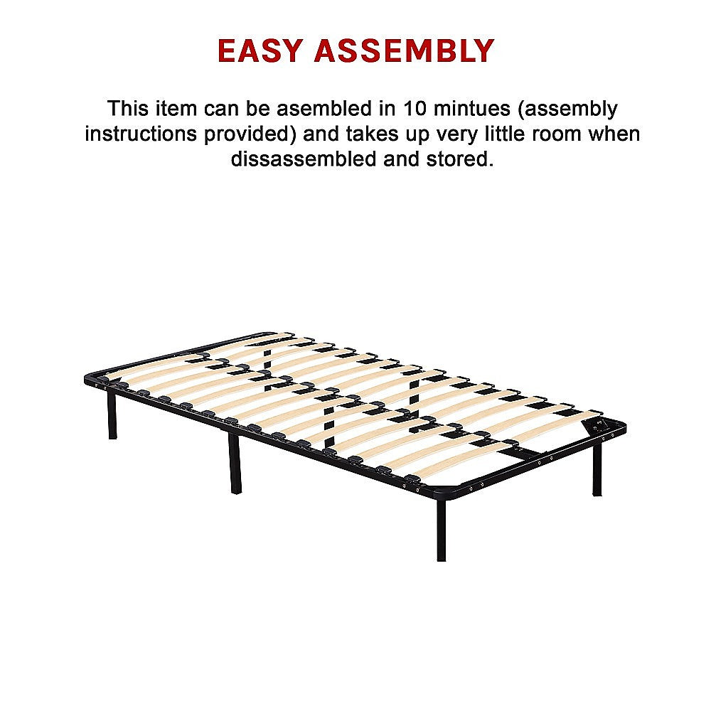 Eliana Metal Bed Frame - Black King Single