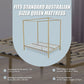 Lilian Four Poster Bed Frame - Gold Queen