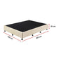 Aisha Ensemble Bed Base Linen Fabric - Natural Sand Queen