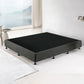 Aisha Ensemble Bed Base Linen Fabric - Graphite King