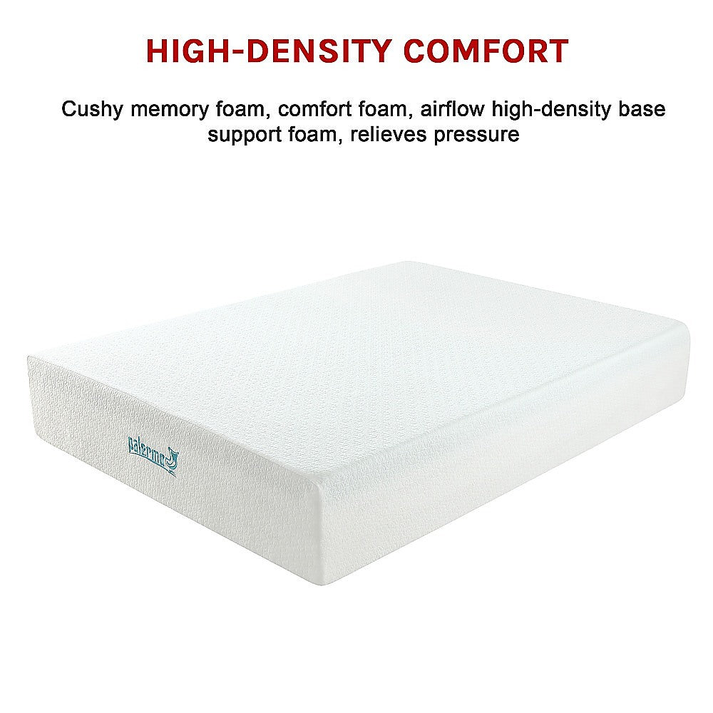 Kairos 30cm Mattress Memory Foam Green Tea Infused - Queen
