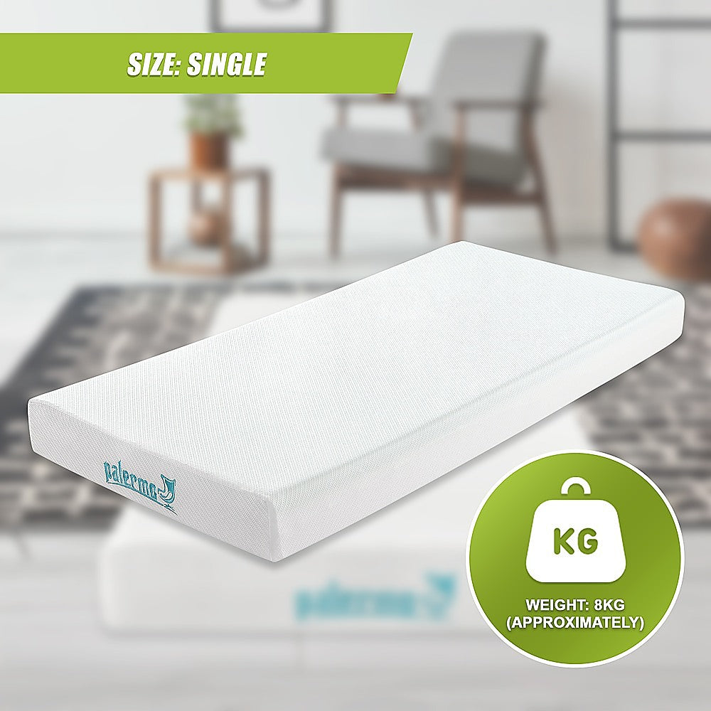 Kairos 30cm Mattress Memory Foam Green Tea Infused - Single