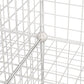 12 Cube Wire Grid Organiser Bookcase Storage Cabinet Wardrobe Closet White