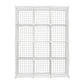 12 Cube Wire Grid Organiser Bookcase Storage Cabinet Wardrobe Closet White