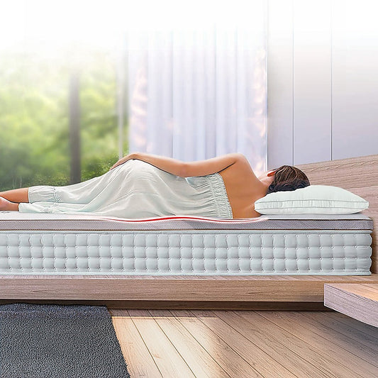 Queen Palermo Memory Foam Mattress Topper Cooling Gel Infused CertiPUR Approved