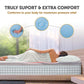 Queen Palermo Memory Foam Mattress Topper Cooling Gel Infused CertiPUR Approved