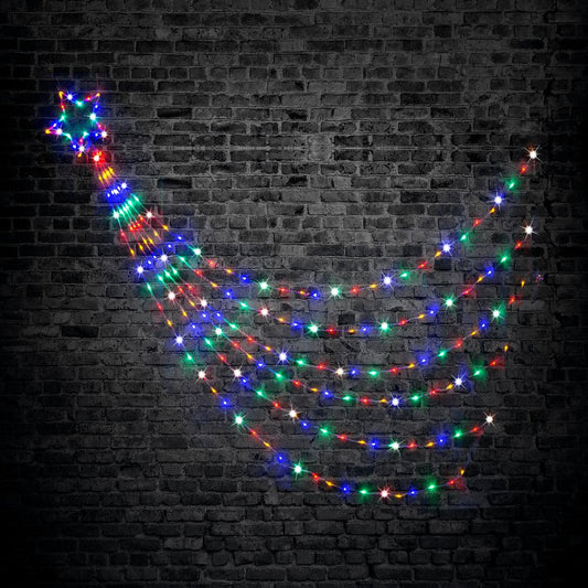 3M LED Waterfall Star 200 LEDs Multi-Color
