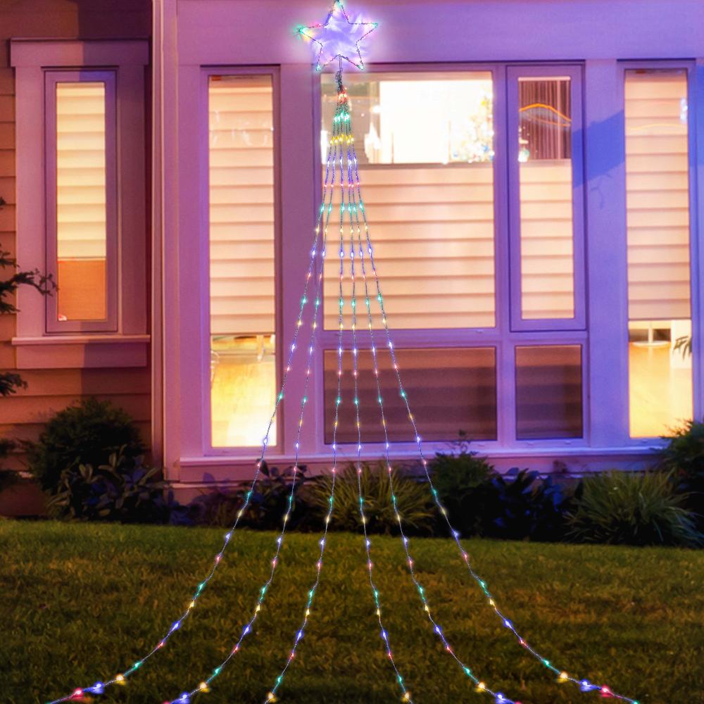 3M LED Waterfall Star 200 LEDs Multi-Color