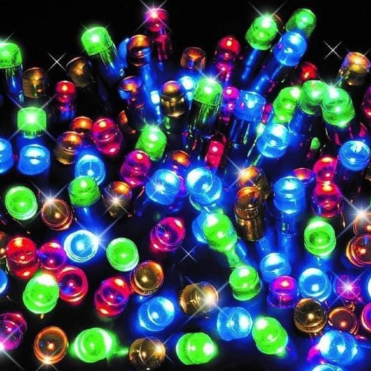 2M 20 LED Lights Battery Operated  - Multicolour