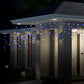 6M 300 LED Icicle Flashing Lights - Cool White