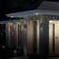 6M 300 LED Icicle Flashing Lights - Cool White