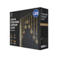 1.2M LED Wire Star Curtain Gold Lights
