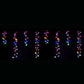 9M LED Dancing Cluster Icicles - Multicolour