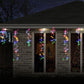 9M LED Dancing Cluster Icicles - Multicolour