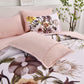 King Floral Comforter Set Blush Floral 3-Piece Bedding Soft Microfiber For All Seasons