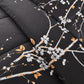 King Soft Leaves Comforter Set Quilted Bedding With Pillowcases