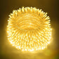 35M 500 Solar LED Fairy Lights 8 Function Memory Hold Multicolour Christmas Decoration - Warm White
