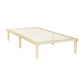 Dravite Bed & Mattress Package with 32cm Mattress - Natural King Single
