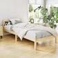 Jade Bed & Mattress Package no Drawers - Oak Single