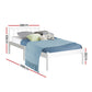 Jade Bed & Mattress Package with 31cm Mattress no Drawers - White Single