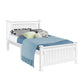 Amber Bed & Mattress Package with 34cm Mattress no Drawers - White Single