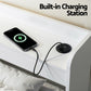 Maeve Bed Frame with Charging Ports and 2 Drawers - White King Single