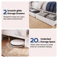 Algiers Bed Frame with Storage Bookcase Headboard, USB & Type-C Ports & Drawers - White Queen