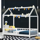 Topaz Bed & Mattress Package House Design - White Single