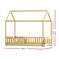 Topaz Bed & Mattress Package with Trundle - Oak Single
