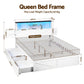 Petoskey Bed & Mattress Package with 34cm Mattress - White Queen