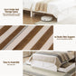 Madrid Bed Frame with Storage Drawers White Platform LED - White Single