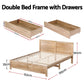 Annie Bed Frame with 2 Drawers - Natural Double