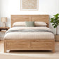 Annie Bed Frame Wooden Acacia No Drawers - Wood King Single